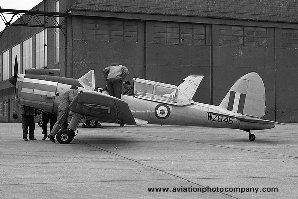RAF 202 Squadron DHC-1 Chipmunk T.10 WZ846 at RAF Wattisham (1968)