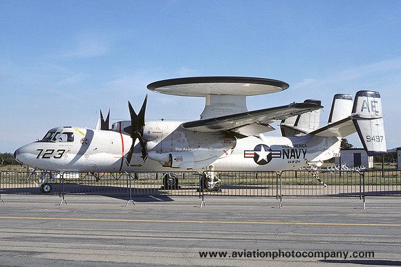 US Navy VAW-124 Grumman E-2C Hawkeye 159497/AE-723 (1976)
