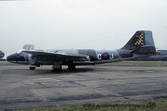 RAF English Electric Canberra PR.7 WT538 stored at RAF Wyton (1992)