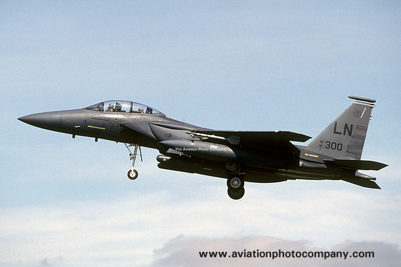 USAF 48 FW 492 FS McDonnell Douglas F-15E Strike Eagle 91-0300/LN (1998)