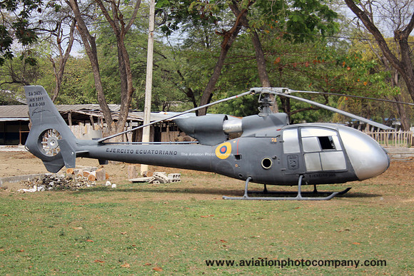 Ecuadorian Army Aerospatiale SA.342L AEE-369 Preserved at Portoviejo (2014)