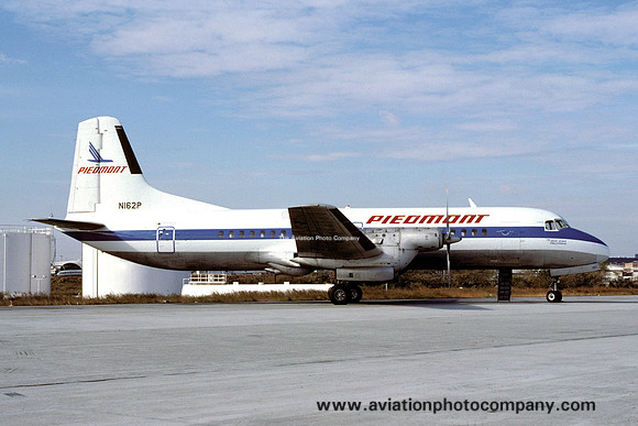Piedmont NAMC YS-11 N126P at Atlanta IAP (1978)