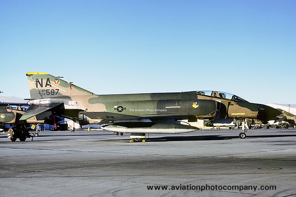 USAF 474 TFW 429 TFS McDonnell F-4D Phantom 66-7587/NA at Nellis AFB (1979)