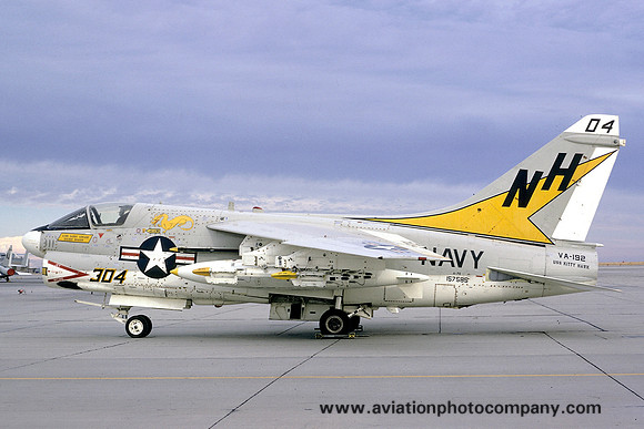 US Navy VA-192 LTV A-7E 157585/NH-304 (1973)