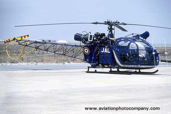 French Gendarmerie Sud Alouette II 1729 (1987)