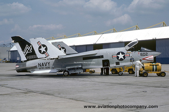US Navy VFP-306 Chance RF-8G Crusader 146898/ND-602 (1975)
