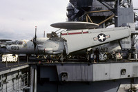 US Navy VAW-123 Grumman E-2C Hawkeye 165298/AB-603 on board USS Theodore Roosevelt (2002)