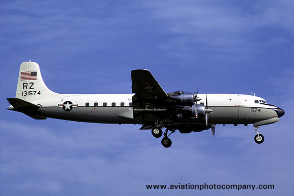 US Navy VR-21 Douglas C-118B 131574/RZ (1975)