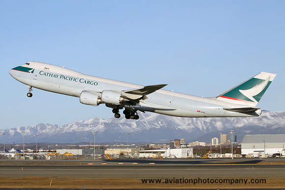 Cathay Pacific Cargo Boeing 747-8F B-LJM at Anchorage IAP (2016)