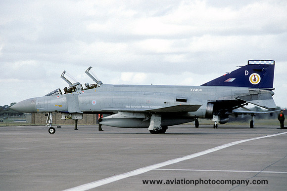 RAF 19 Squadron McDonnell F-4M Phantom FGR.2 XV494/D (1990)