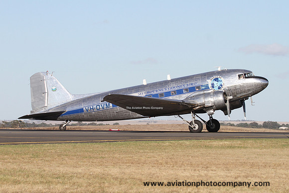 Melbourne's Gooney Bird Douglas C-47 Dakota VH-OVM at the Avalon Airshow (2013)
