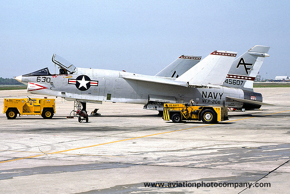 US Navy VFP-206 Chance RF-8G Crusader 145607/AF-630 (1975)
