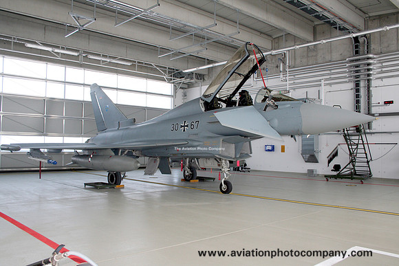 German Air Force JG73 Eurofighter EF-2000 30+67 at Laage (2013)