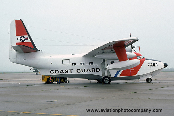 US Coast Guard Cape Cod Grumman HU-16E Albatross CG7254 (1976)