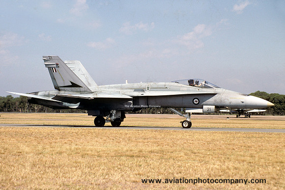 RAAF 77 Squadron McDonnell Douglas F/A-18A A21-21 (1991)