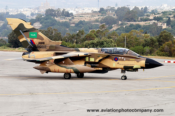 Saudi Arabian Air Force Panavia Tornado IDS ZH917 at Malta Luqa (2013)