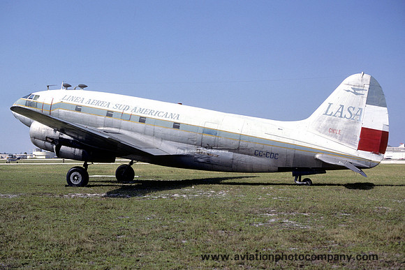 LASA Curtiss C-46 Commando CC-CDC (1977)