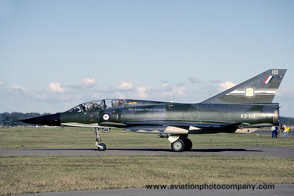 RAAF 77 Squadron Dassault Mirage 3OD A3-113 (1985)