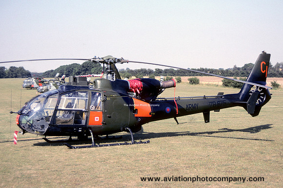 AAC 670 Squadron Westland Gazelle AH.1 ZB675 at Middle Wallop (1990)