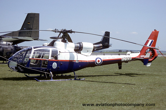 ETPS Westland Gazelle H.2 XZ936 at IAT Boscombe Down (1992)
