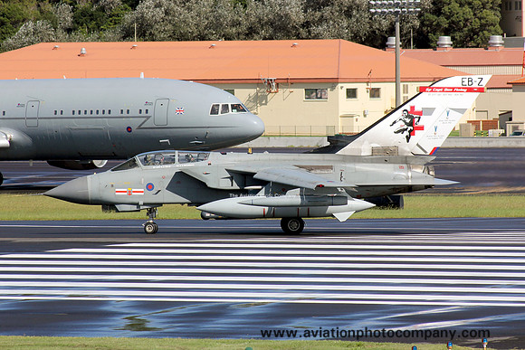 RAF 41 Squadron Panavia Tornado GR.4 ZA614 at Lajes (2013)