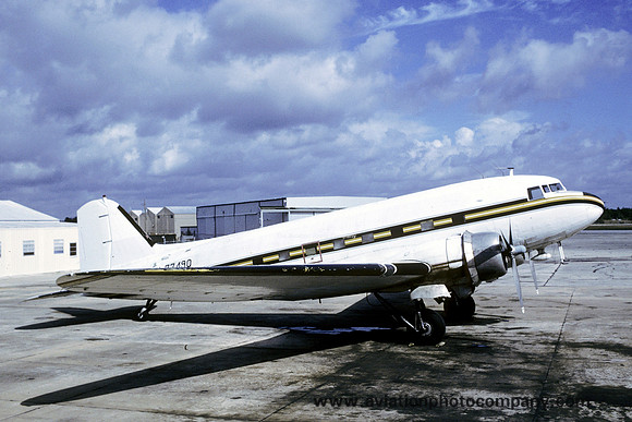 Ex Millardair Douglas C-47 Dakota N3749Q (1987)
