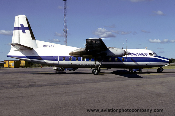 Finnair Fokker F-27-20 OH-LKB (1982)