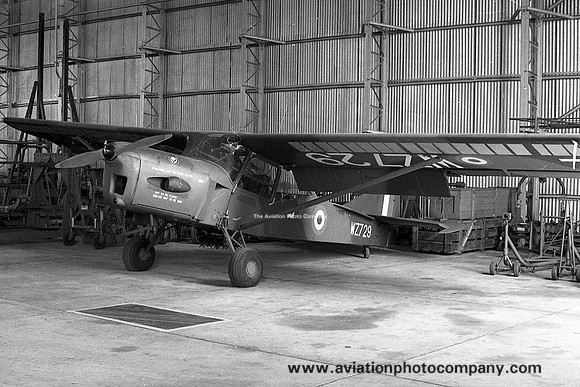 RAF Singapore ATC Auster AOP.9 WZ729 at RAF Seletar (1966)