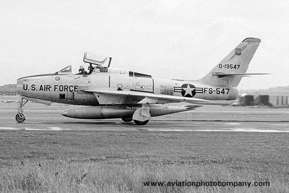 USAF TAC Republic F-84F 51-9547 (1962)