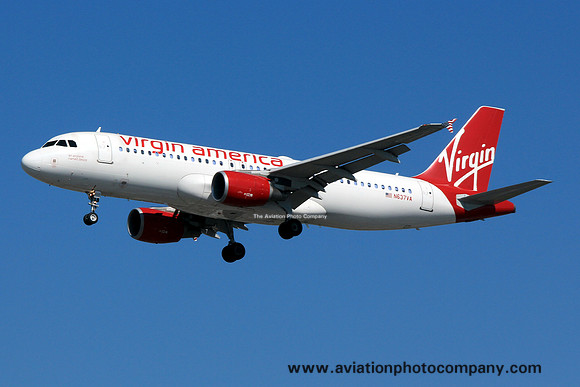 Virgin America Airbus A320-200 N637VA at Los Angeles IAP (2013)