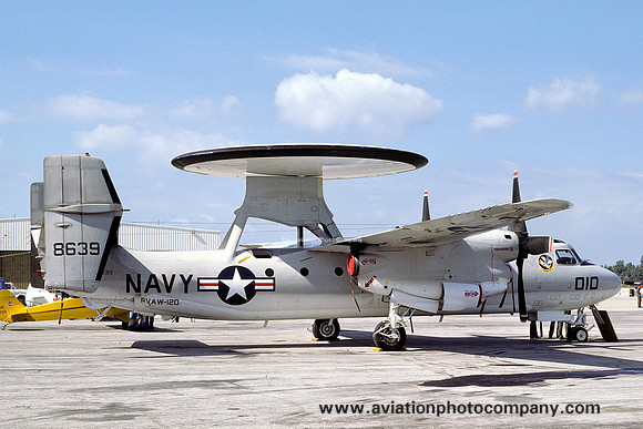 USN RVAW-120 Grumman E-2C 158639/010 (1977)