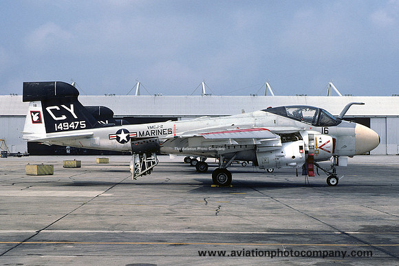 USMC VMCJ-2 Grumman EA-6A 149475/CY-16 (1974)