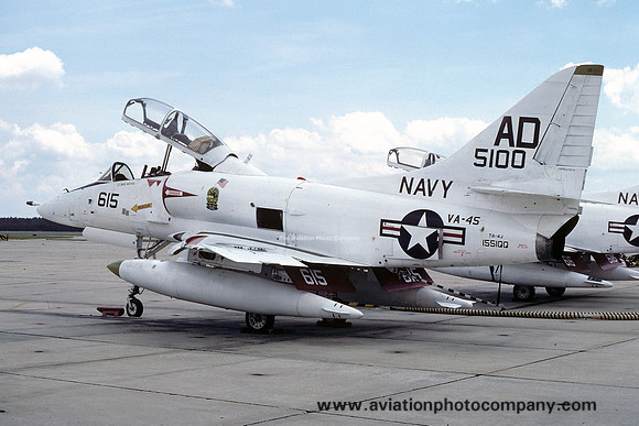US Navy VA-45 Douglas TA-4J Skyhawk 155100/AD-615 (1976)
