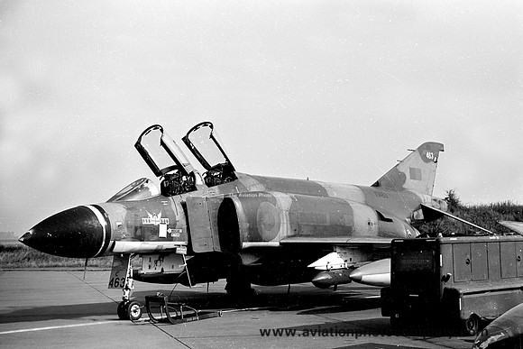 RAF 14 Squadron McDonnell F-4M Phantom FGR2. XV463 (1972)
