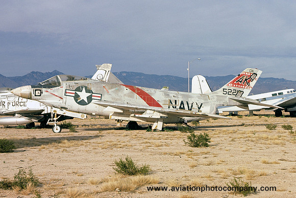 US Navy McDonnell F-3B Demon 145221/AK-101 at the Pima County Museum (1975)