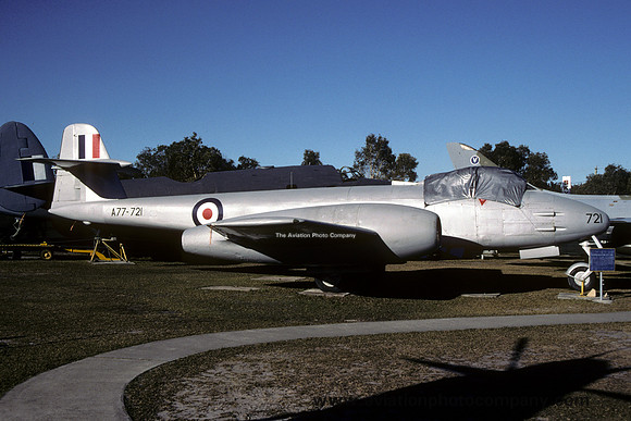 RAAF Gloster Meteor F.8 A77-221 at the RAAF Museum (2002)