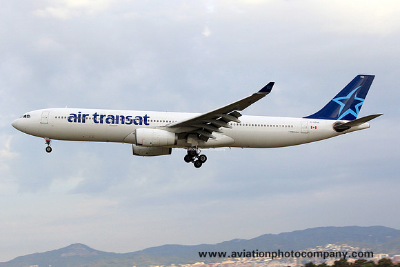 Air Transat Airbus A330-300 C-GTSO at Barcelona (2013)