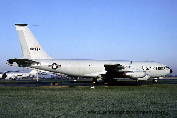 USAF 380 BW Boeing KC-135Q 60-0337 at RAF Mildenhall (1982)