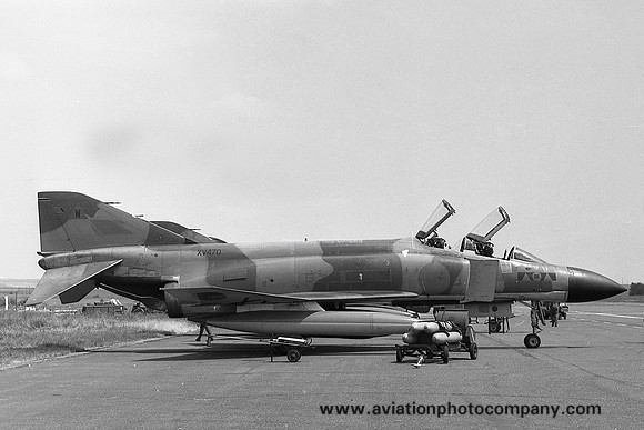 RAF 2 Squadron McDonnell F-4M Phantom FGR.2 XV470/W (1973)