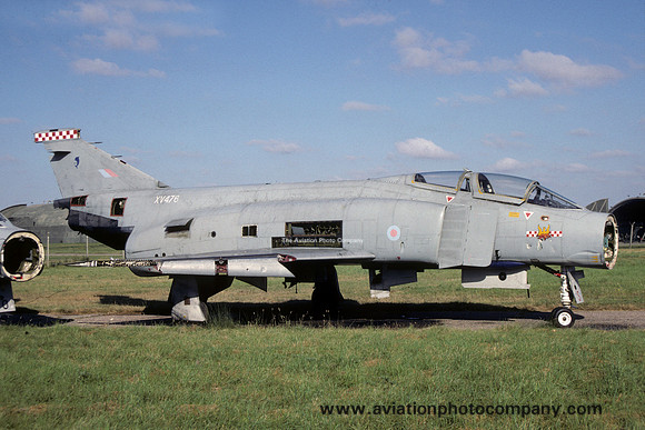 RAF McDonnell F-4M Phantom FGR.2 XV476 stored at RAF Wattisham (1991)