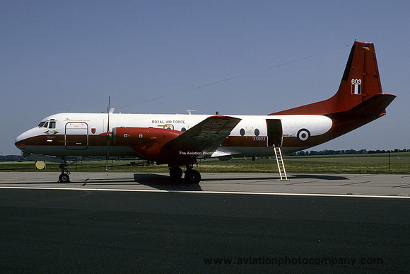 RAF 115 Squadron Avro Andover E.3 XS603 at IAT Boscombe Down (1992)