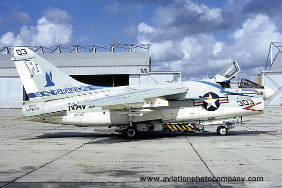 US Navy VA-82 LTV A-7C Corsair II 156755/AJ-303 (1973)