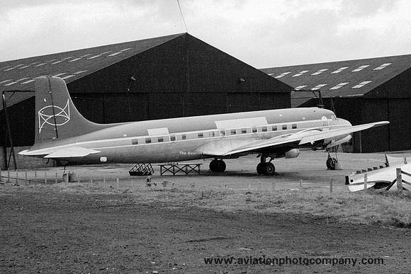 Flughjalp Douglas DC-6 stored at Prestwick (1970)