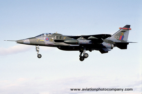 RAF 226 OCU 16 Squadron Sepecat Jaguar GR.1 XZ399/03 (1992)