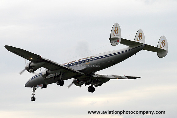 Breitling Lockheed L-1049F HB-RSC at Kleine Brogel (2013)