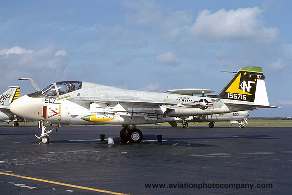 US Navy VA-115 Grumman A-6A Intruder 155715/NF-507 (1976)