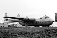 RAF 114 Squadron AWA Argosy C.1 XR135 stored at RAF Kemble