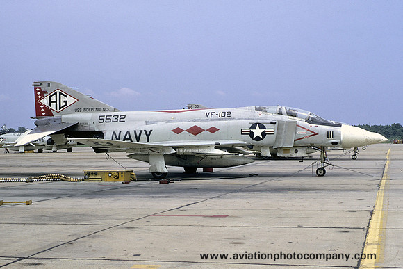 US Navy VF-102 McDonnell F-4J Phantom 155532/AG-111 (1974)