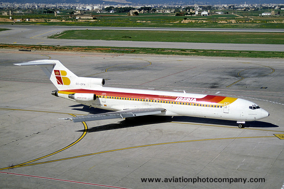 Iberia Boeing 727-200 EC-CFH at Palma de Mallorca (1997)