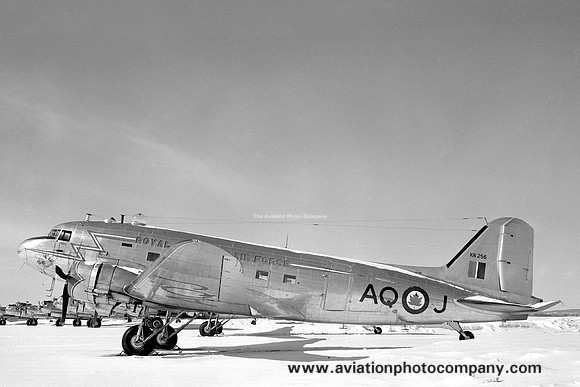Royal Canadian Air Force 414 Squadron Douglas C-47 Dakota KN256